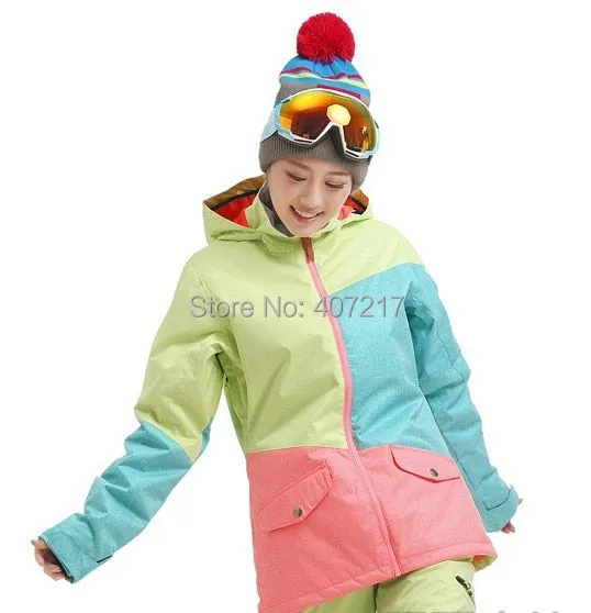 GSOU SNOW Waterproof Ski Snowboard Jacket - Women's