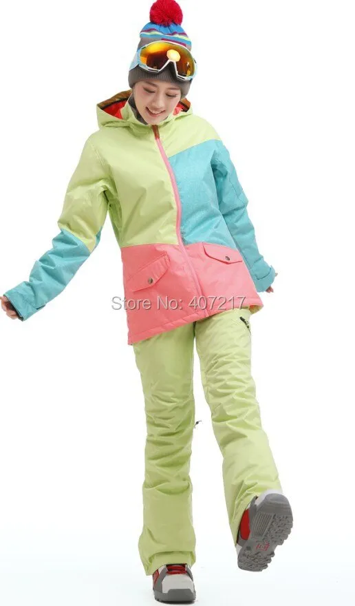 GSOU SNOW Waterproof Ski Snowboard Jacket - Women's