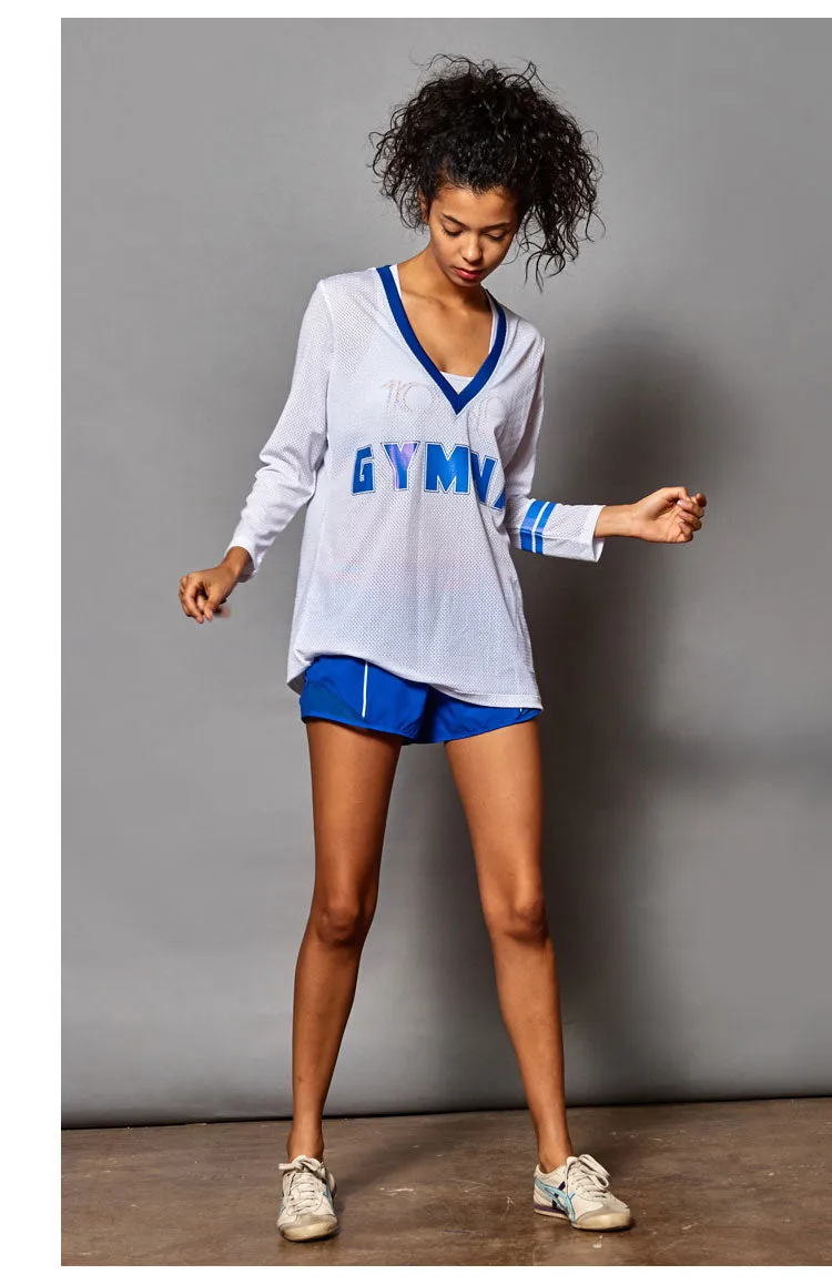 GYMNA BREATHABLE MESH RUNNING TRAINING TOP