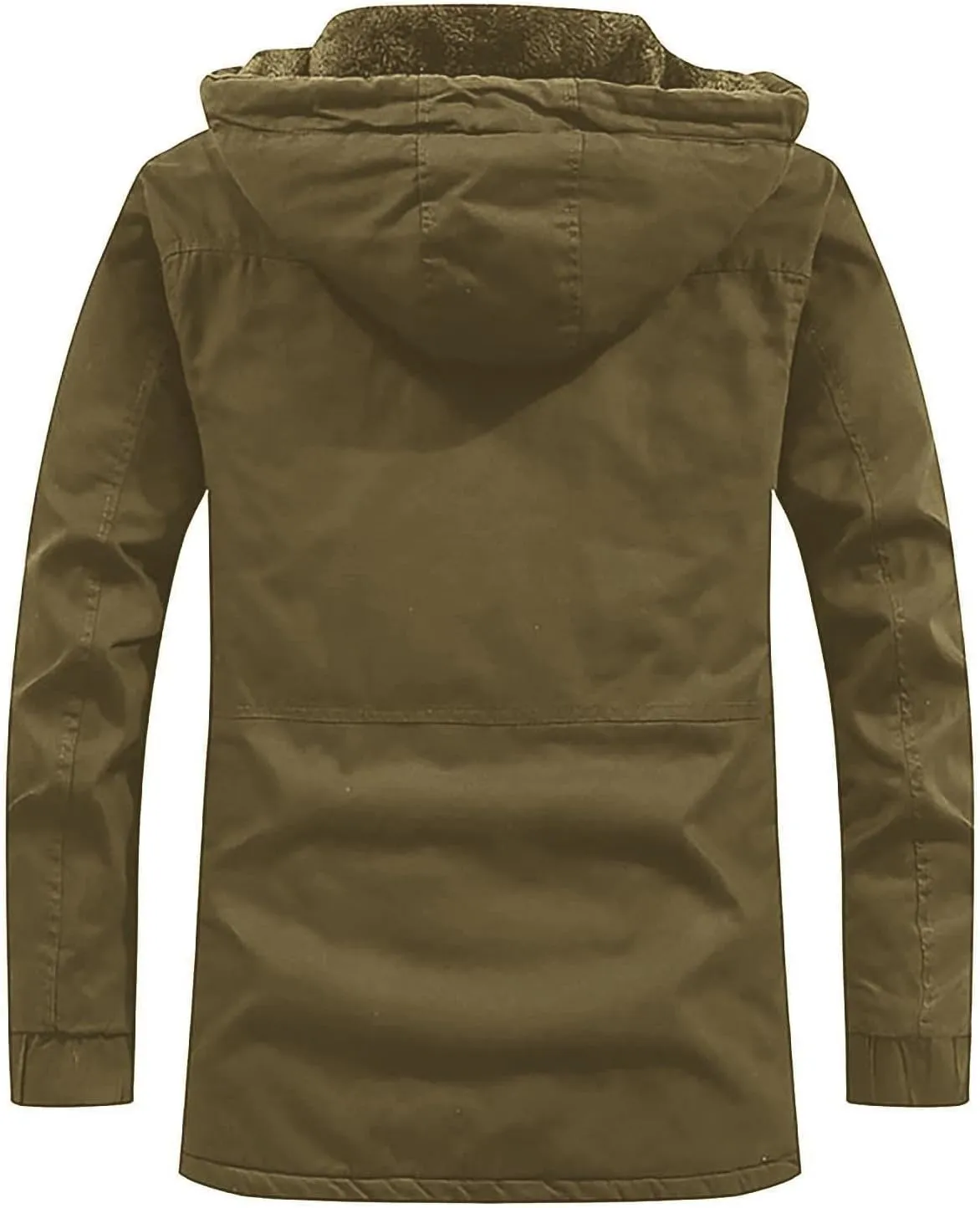 Heated Jacket for Men Active Jacket Puffy Jacket Winter Hooded Windproof Solid Long Sleeve Soft Coat Shell Jacket