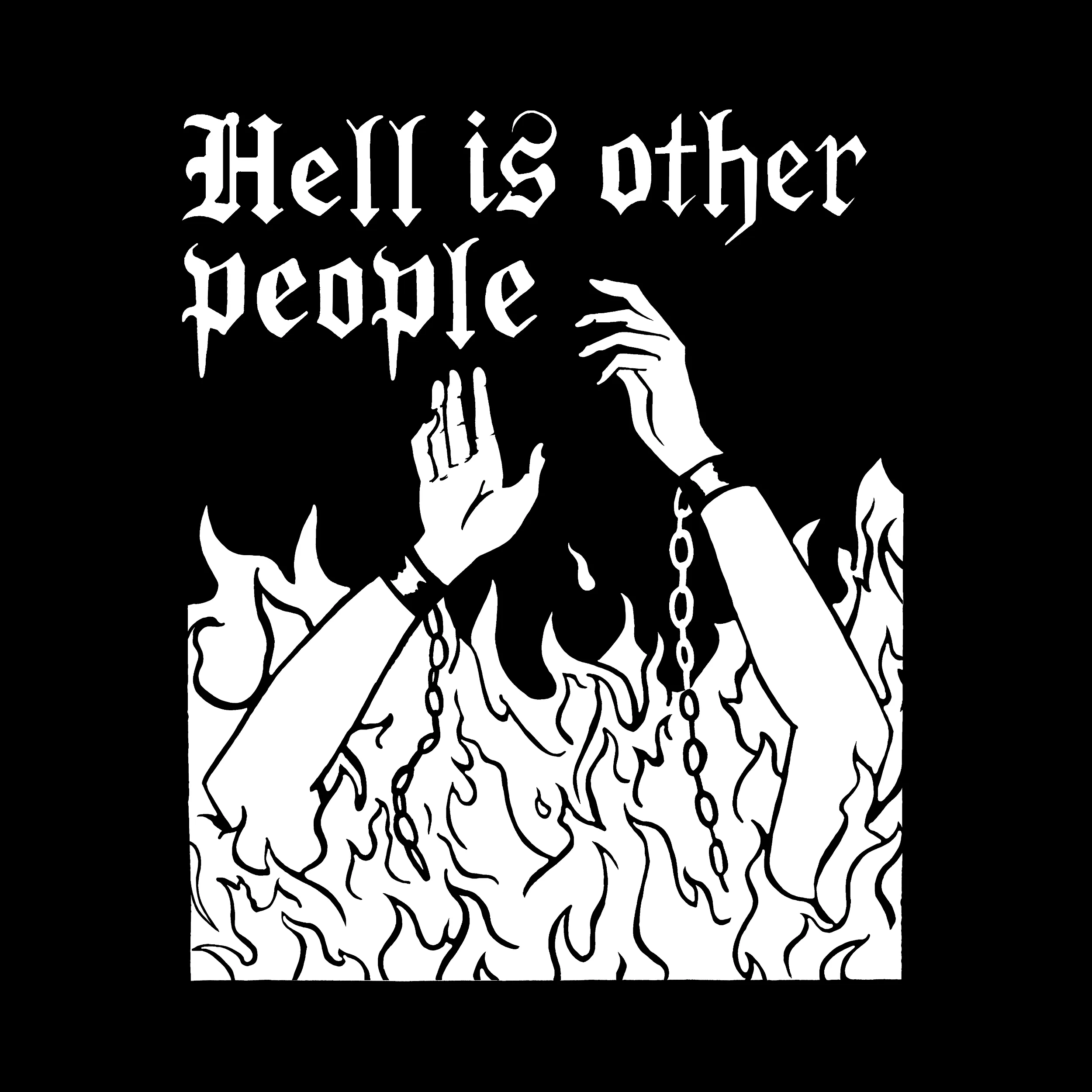 Hell Is Other People Slim Fit Tee