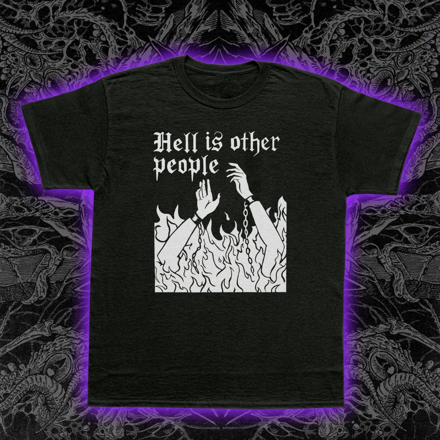 Hell Is Other People Slim Fit Tee