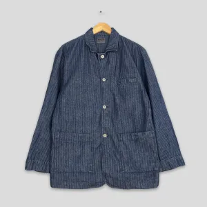 Herringbone Denim Jeans Workwear Jacket
