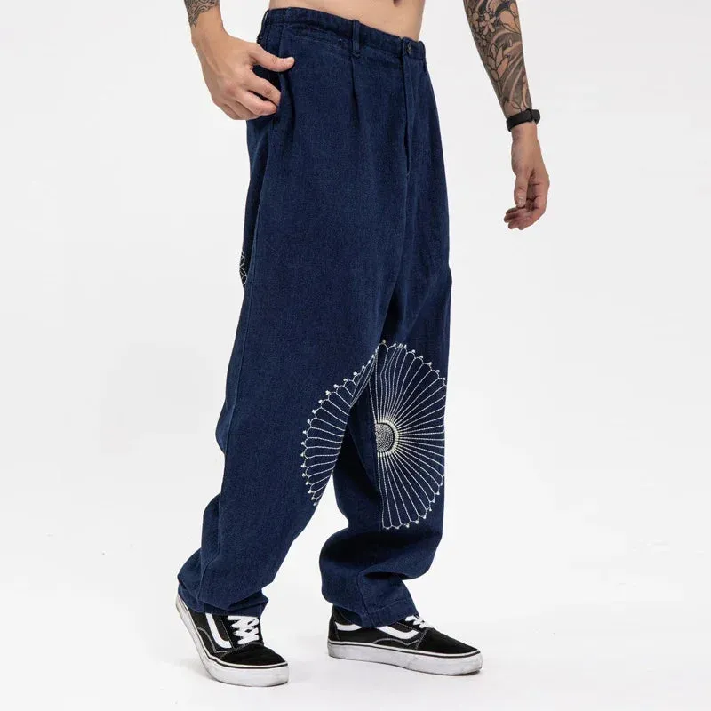 Hirata Hohiro Embroidered Loose Jeans