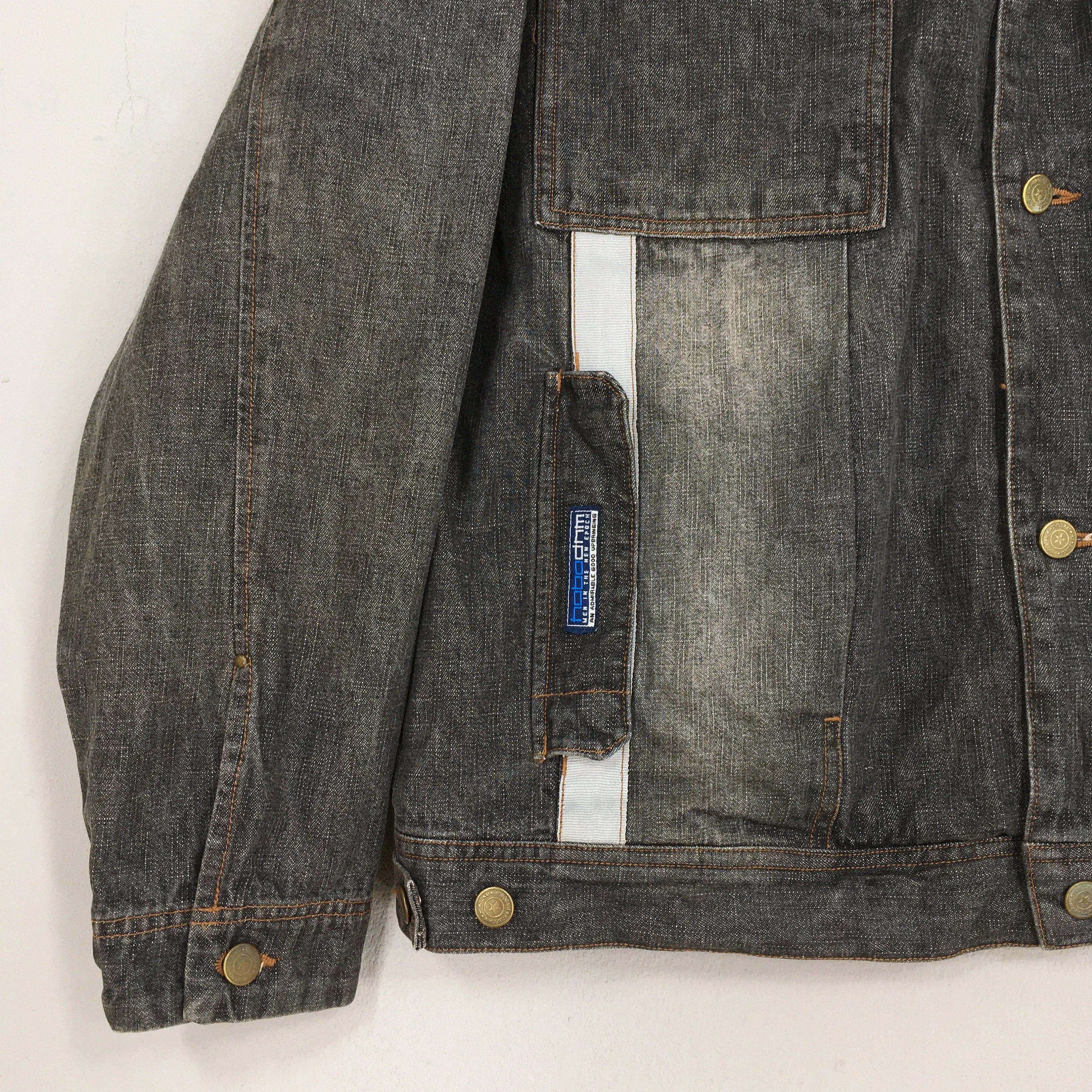 Hobo Denim Chore Workers Jacket Labour Large