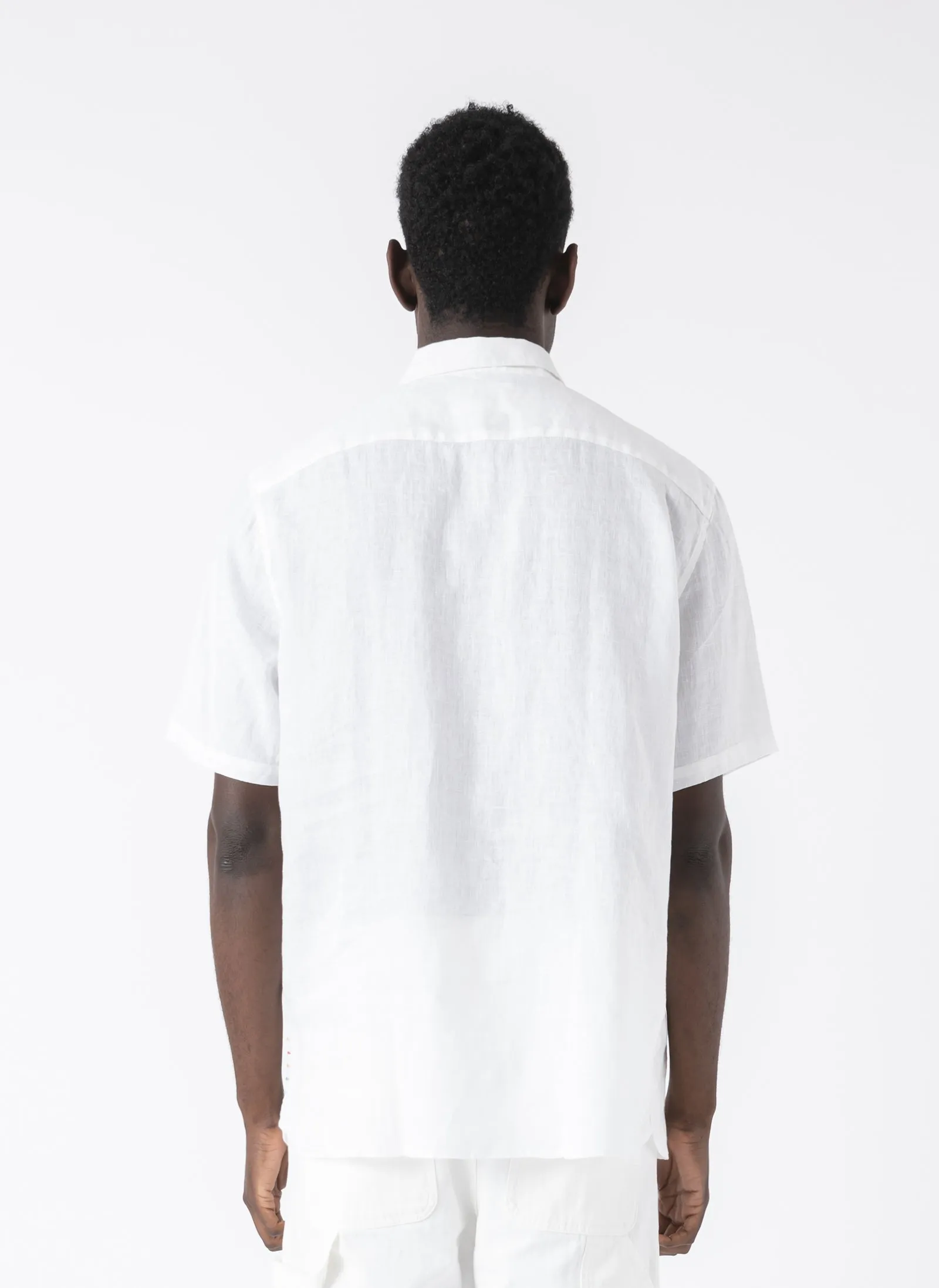 Holiday Linen Shirt White
