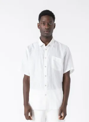 Holiday Linen Shirt White