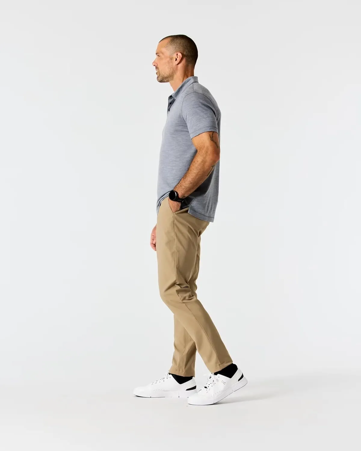 Huckberry Proof Nomad Performance Chino- Wrinkle Resistant Mens Pant, Stretch Fit Chino Pants