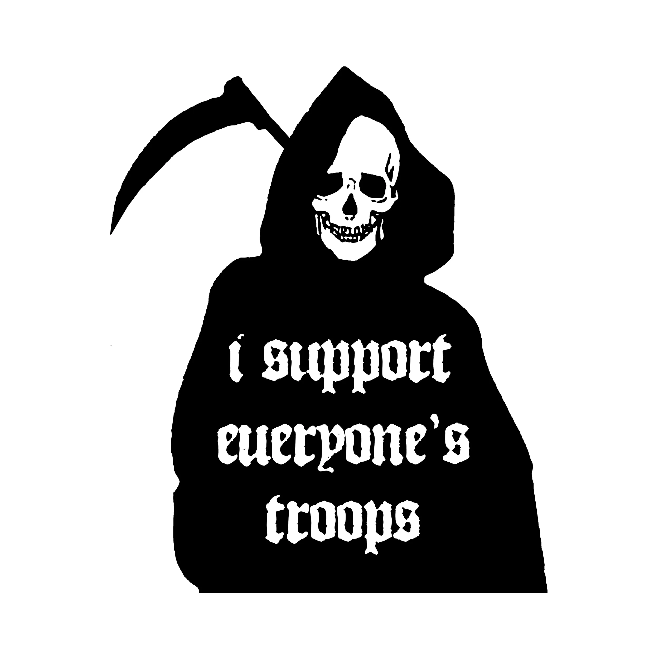 I Support Everyone's Troops Slim Fit Tee