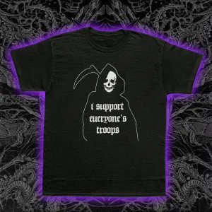 I Support Everyone's Troops Slim Fit Tee