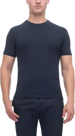 Iconic T Short Sleeve Crew Neck Pima Cotton Solid Men's Shirt