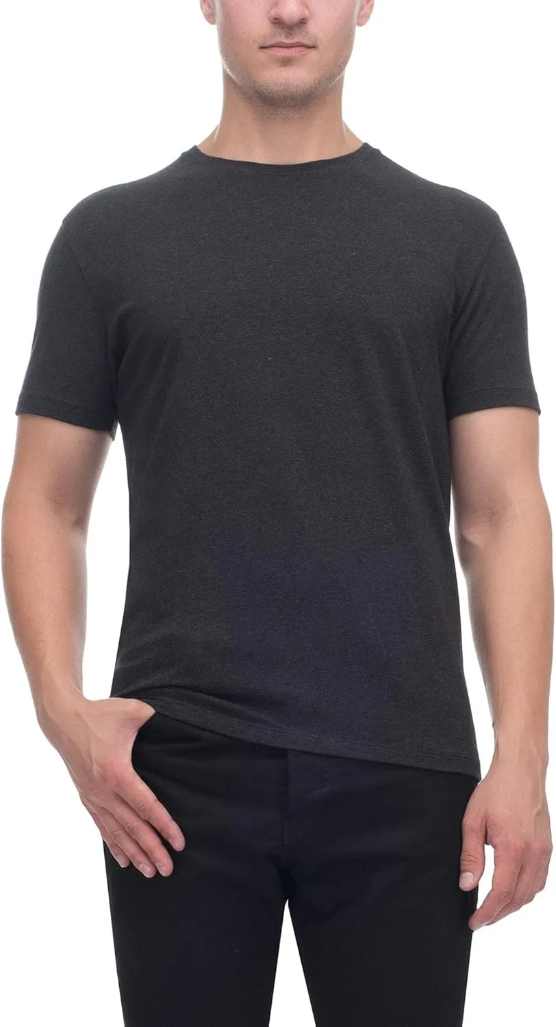 Iconic T Short Sleeve Crew Neck Pima Cotton Solid Men's Shirt