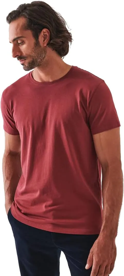 Iconic T Short Sleeve Crew Neck Pima Cotton Solid Men's Shirt