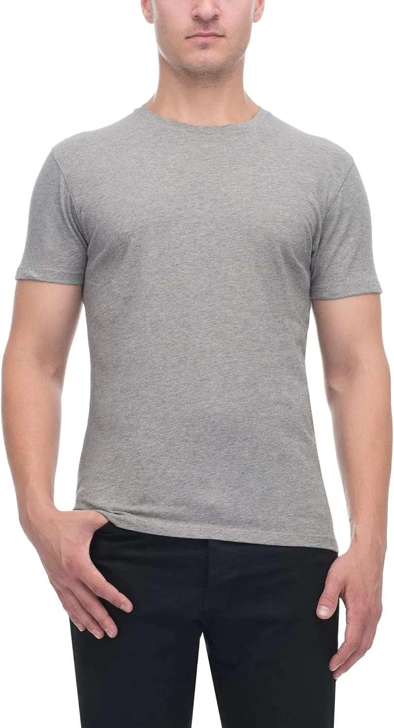 Iconic T Short Sleeve Crew Neck Pima Cotton Solid Men's Shirt