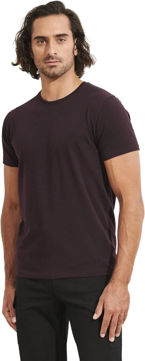 Iconic T Short Sleeve Crew Neck Pima Cotton Solid Men's Shirt