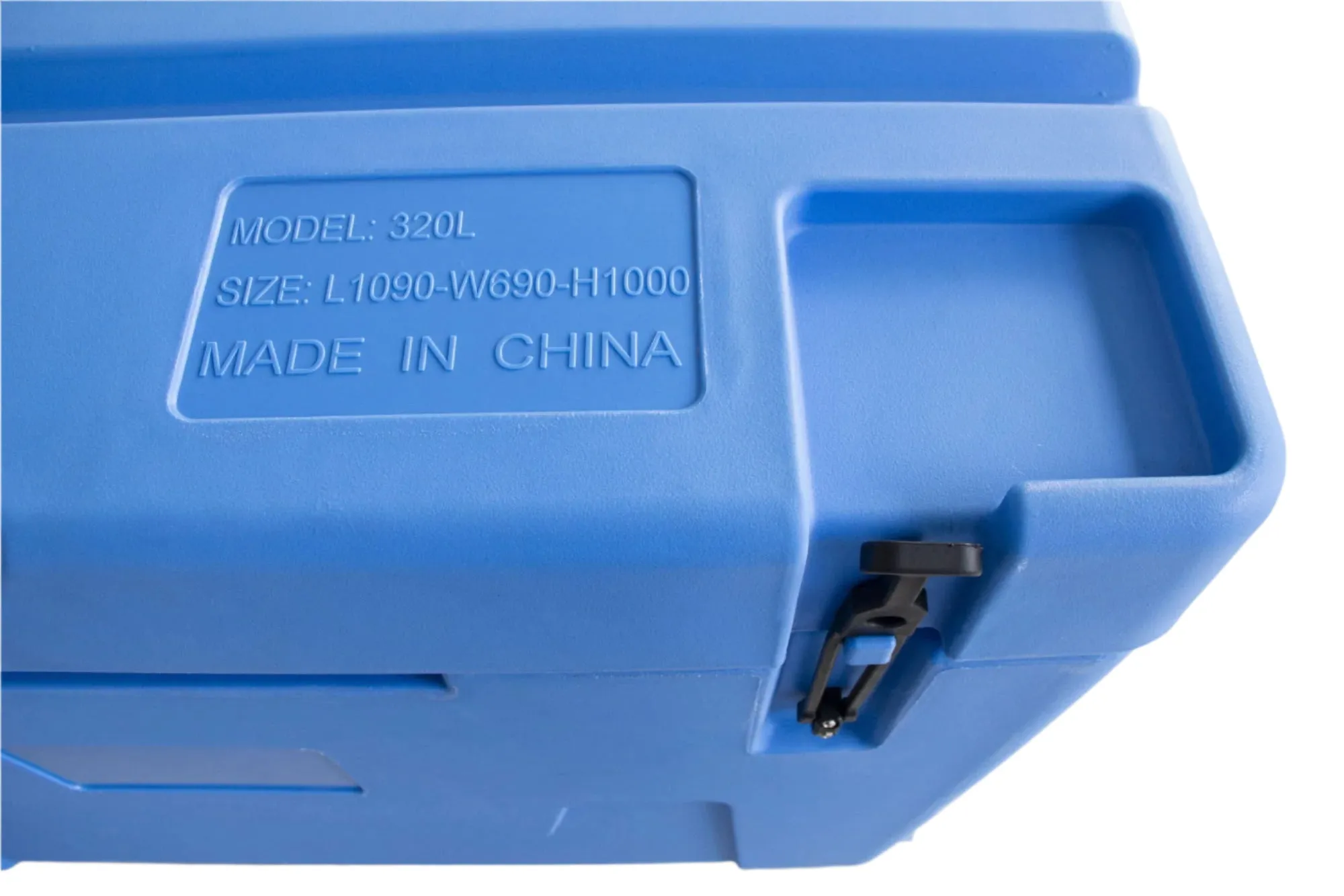 Insulated Dry Ice Storage Container with Lid and Wheels, 11.7 cu ft, 700 lb Pellets, Lightweight