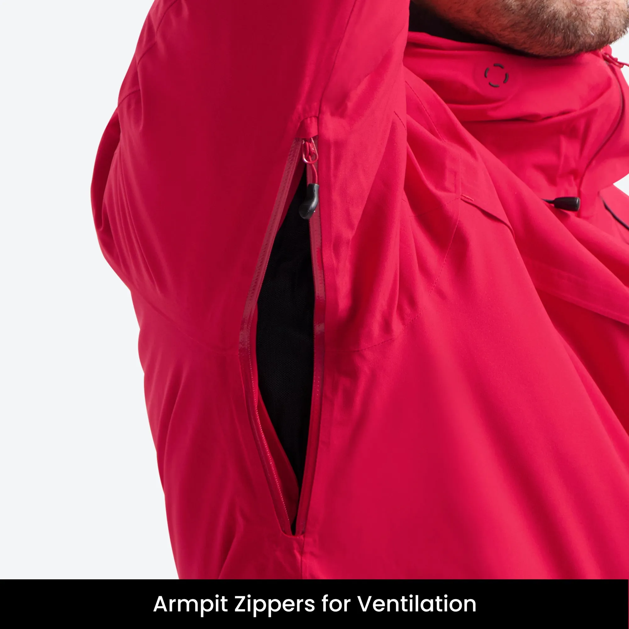 Insulated Hardshell Jacket Chili Red | Men
