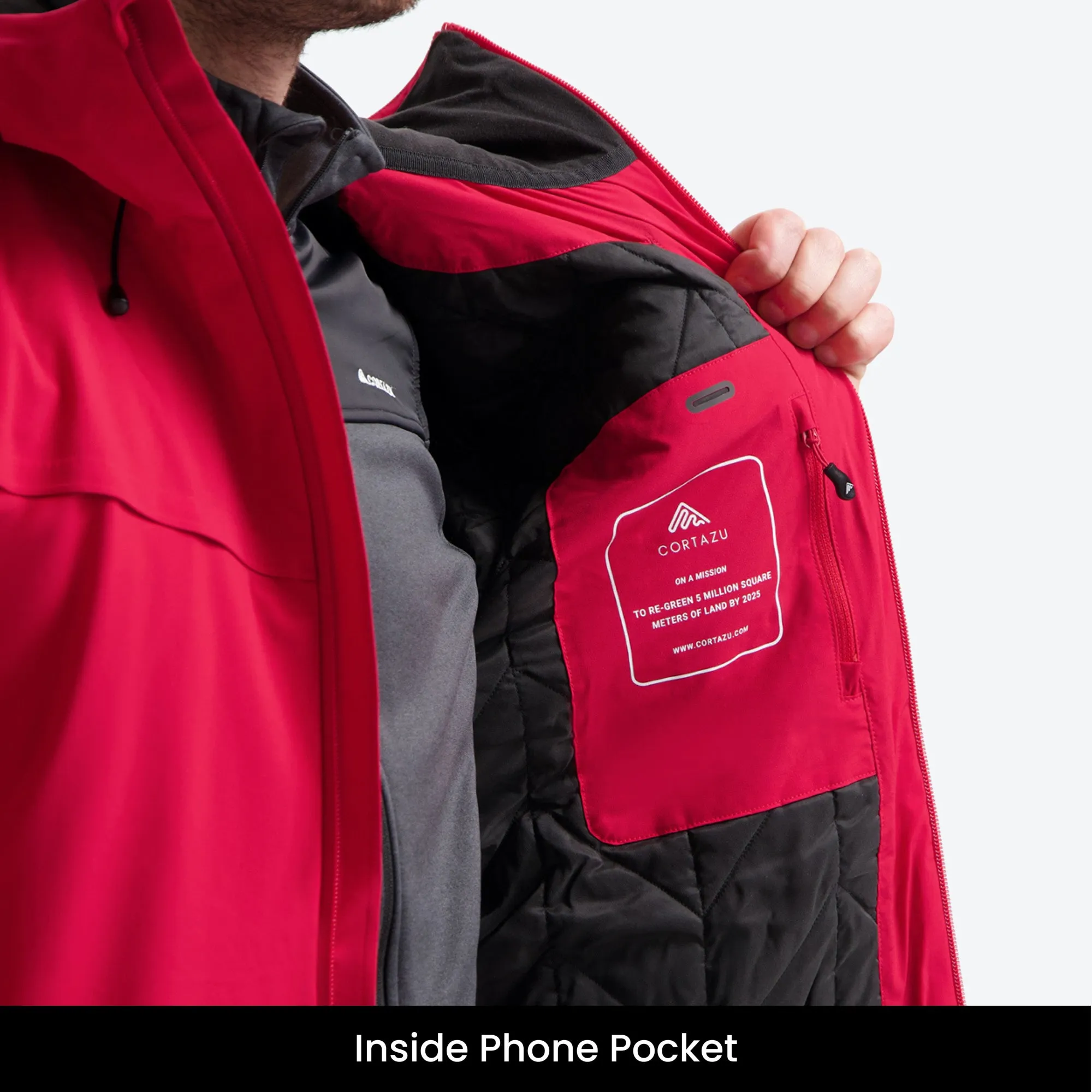 Insulated Hardshell Jacket Chili Red | Men