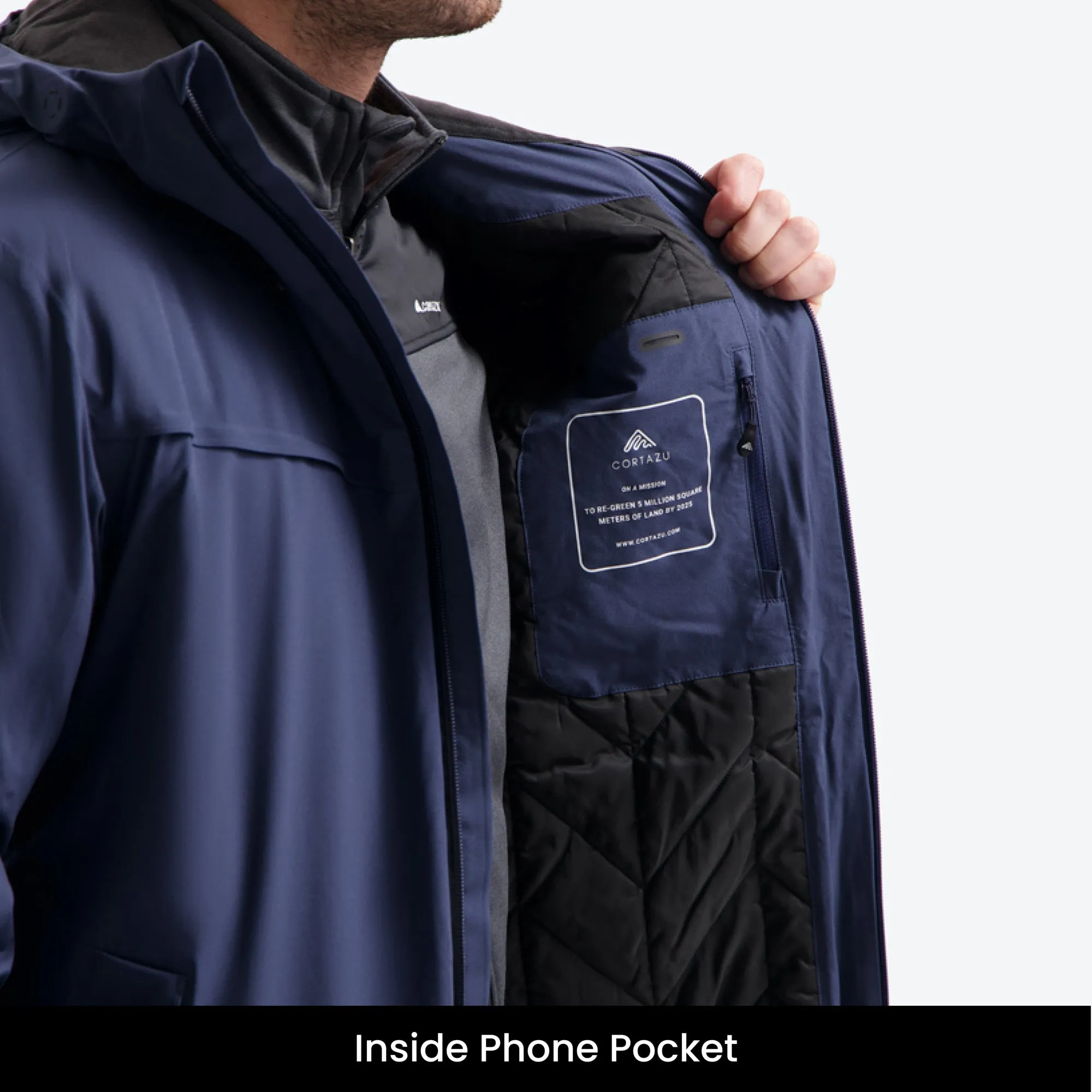Insulated Hardshell Jacket Dark Blue | Men