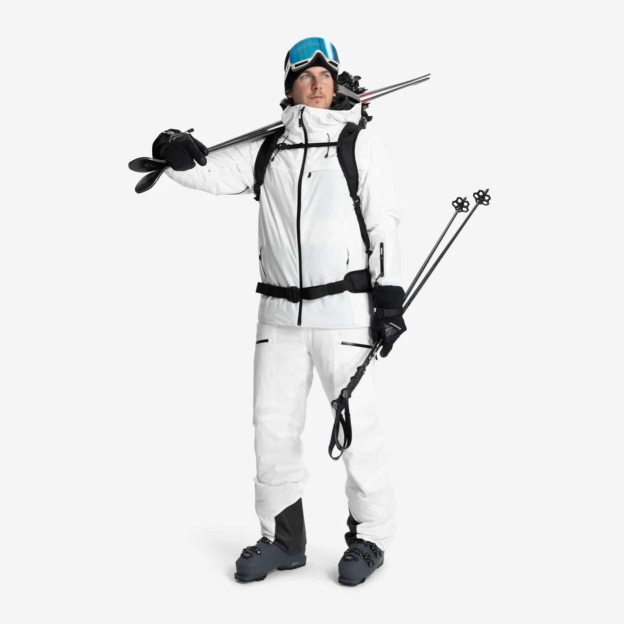Insulated Hardshell Jacket White | Men