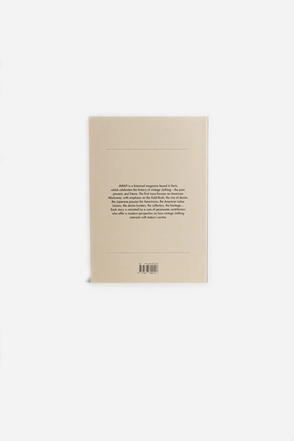 ISSUE No.1: An Anthology of American Workwear