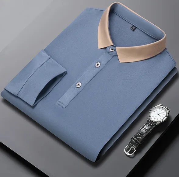 Ivyshape | Business Casual Polo Shirt