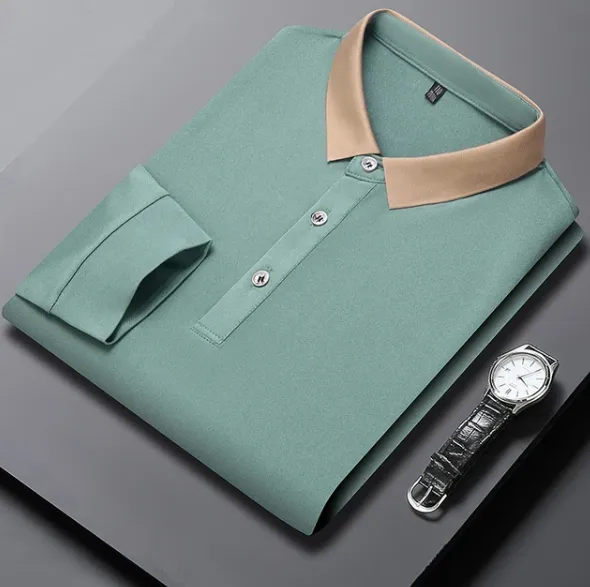 Ivyshape | Business Casual Polo Shirt