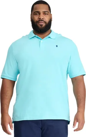IZOD Men's Big and Tall Advantage Performance Short Sleeve Polo Shirt