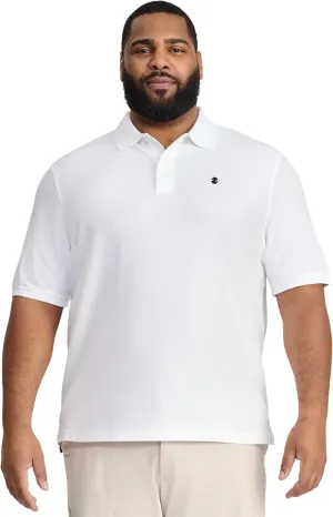 IZOD Men's Big and Tall Advantage Performance Short Sleeve Polo Shirt