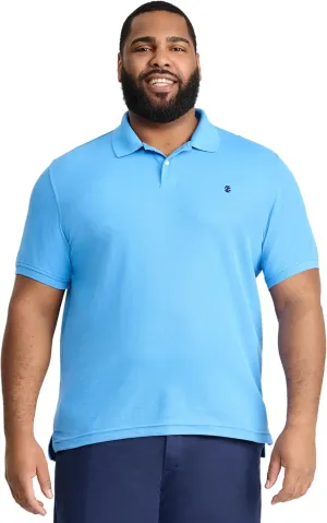 IZOD Men's Big and Tall Advantage Performance Short Sleeve Polo Shirt