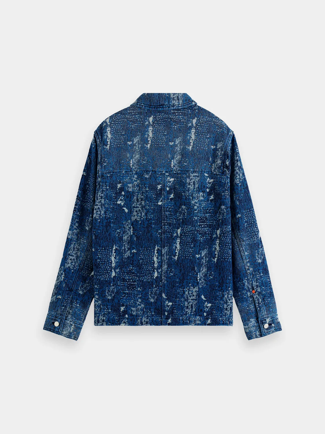 Jacquard denim workwear jacket