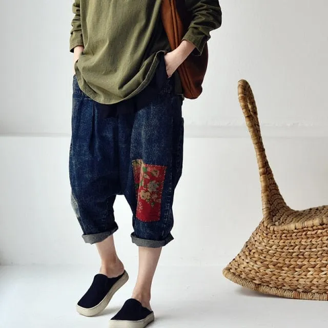 Jasmine Vintage Patchwork Jeans