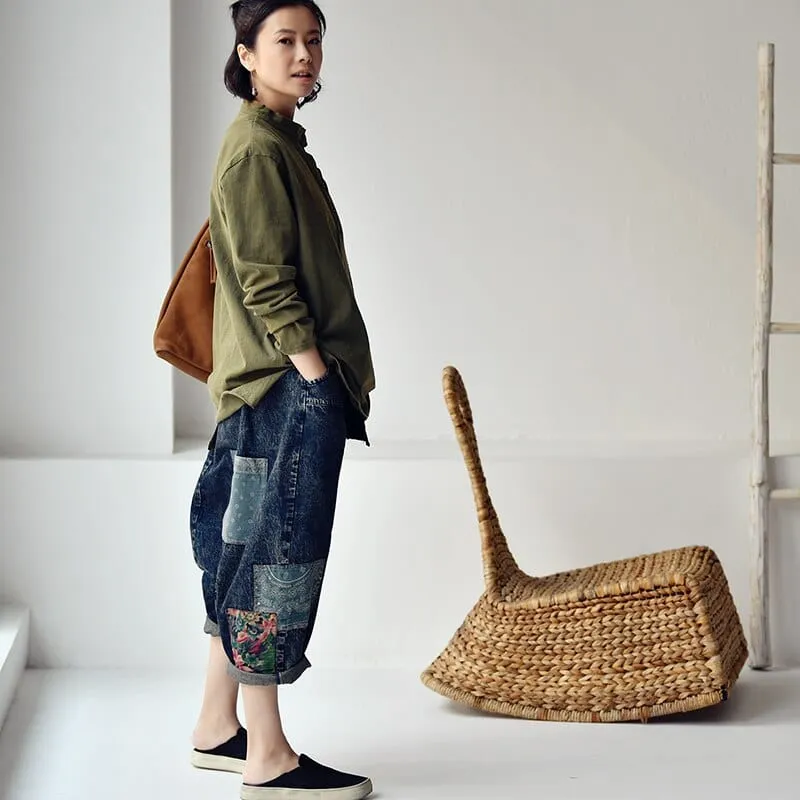 Jasmine Vintage Patchwork Jeans