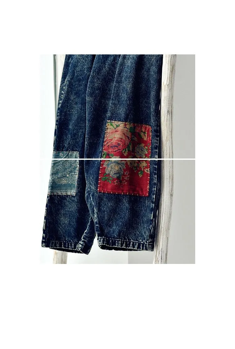 Jasmine Vintage Patchwork Jeans