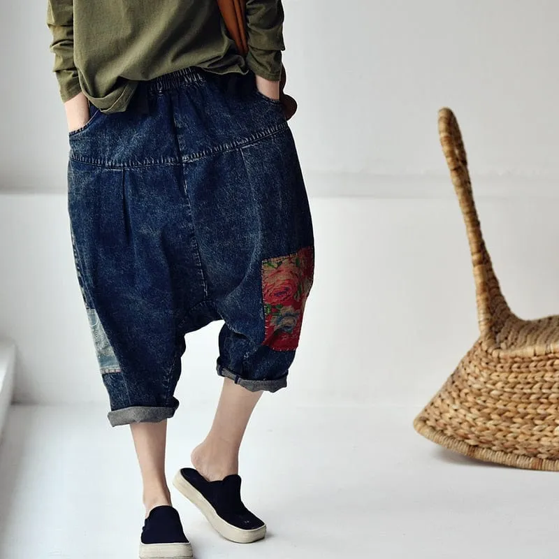 Jasmine Vintage Patchwork Jeans