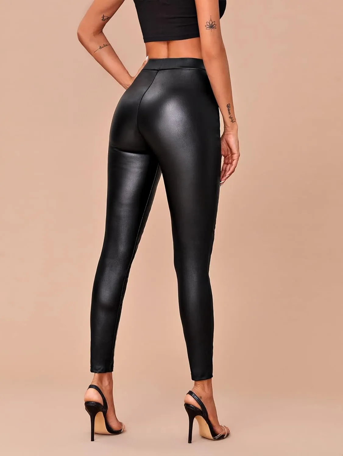 Jeans for Women Women's Jean High Stretch Cropped Skinny Jeans Jeans (Size : Large)