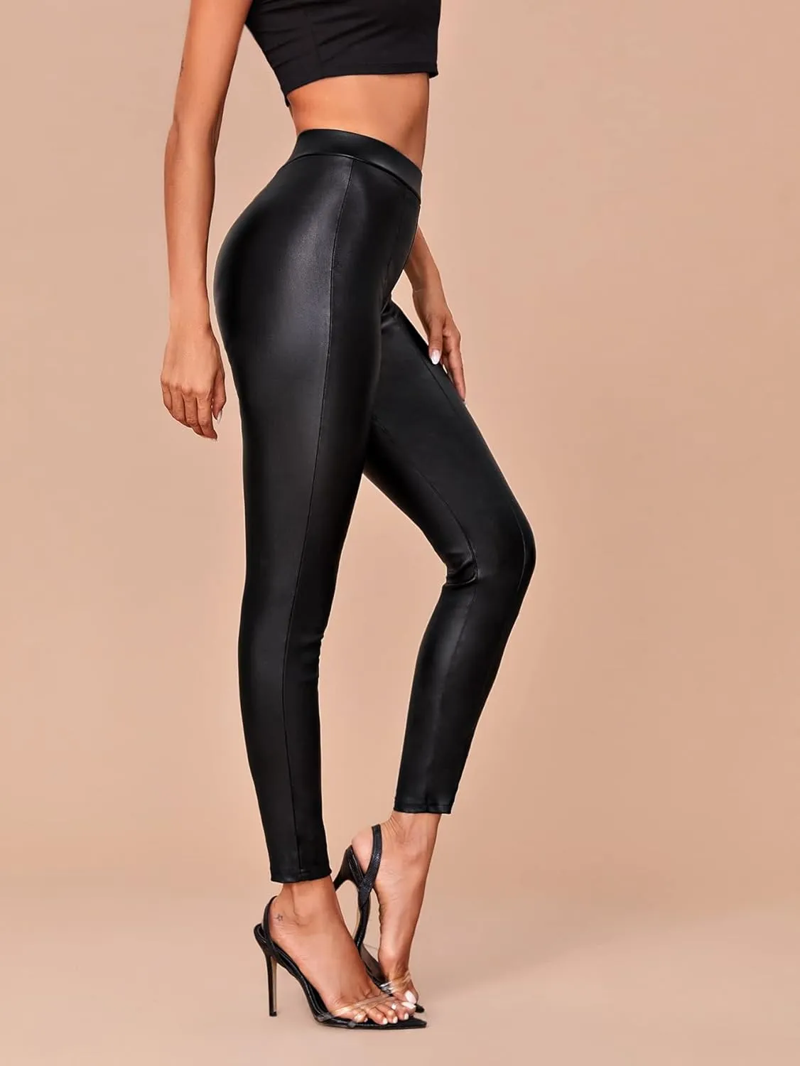 Jeans for Women Women's Jean High Stretch Cropped Skinny Jeans Jeans (Size : Large)