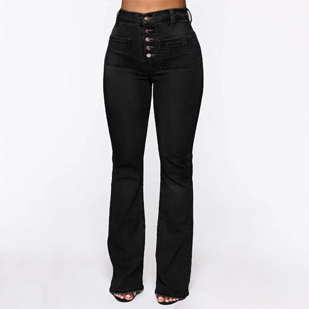 Jeans Women Lace Poket Waisted Pants Trousers Up Womens Casual Women's Jeans Jeans for Women Jeans Women Junior