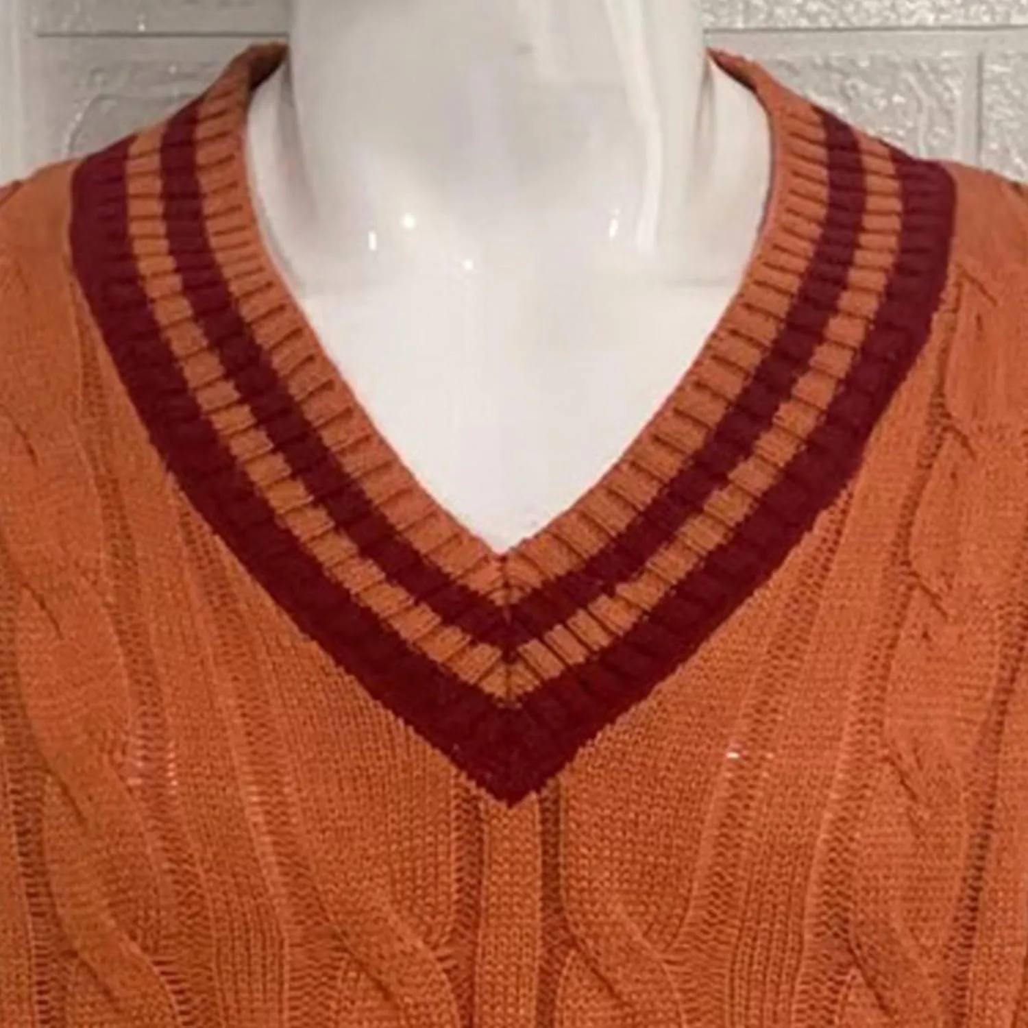 JEShifangjiusu Men'S Casual Slim Fit V-Neck Pullover Long Sleeve Knitted Pullover Sweaters Slim Fit Ribbed Knit Sweaters