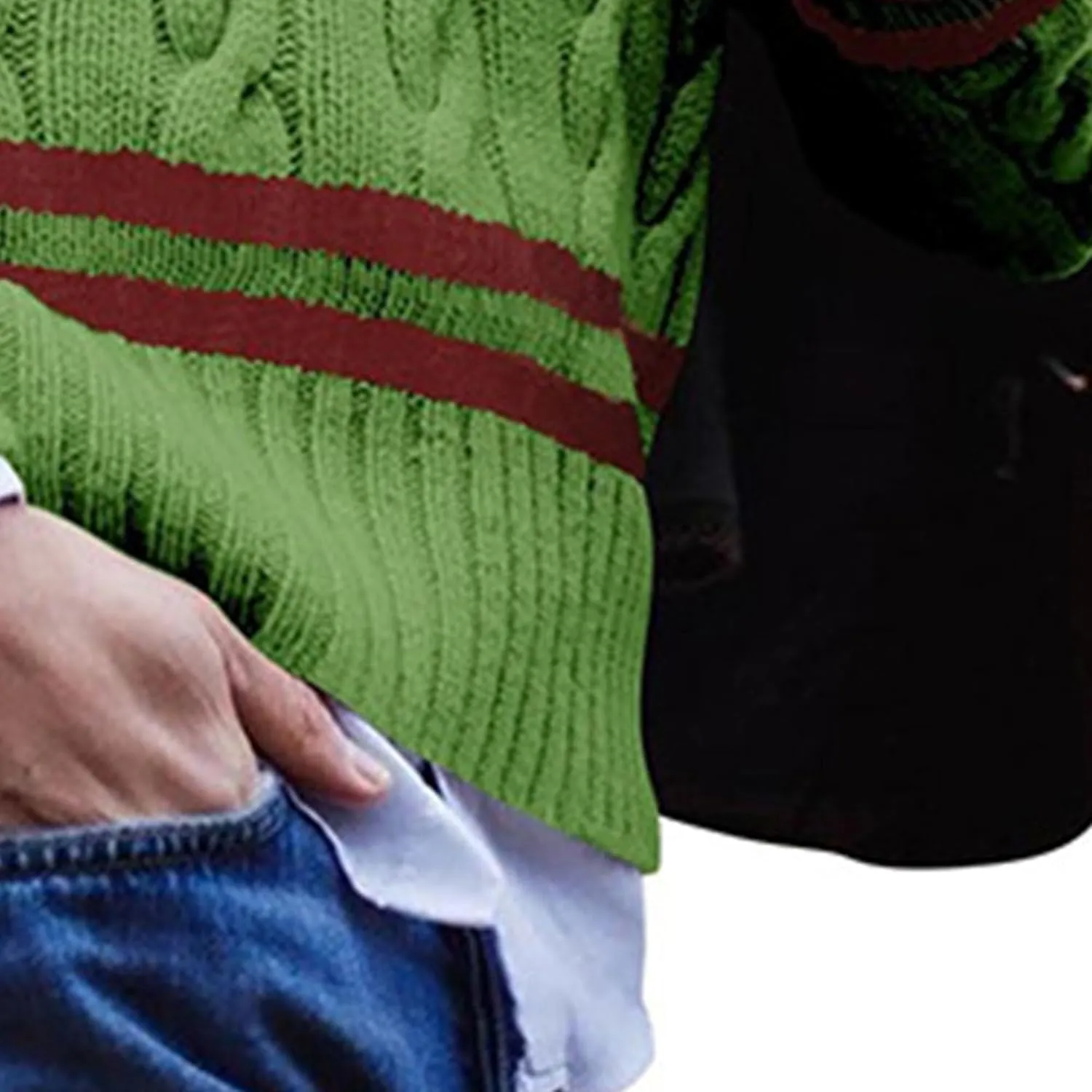 JEShifangjiusu Men'S Casual Slim Fit V-Neck Pullover Long Sleeve Knitted Pullover Sweaters Slim Fit Ribbed Knit Sweaters