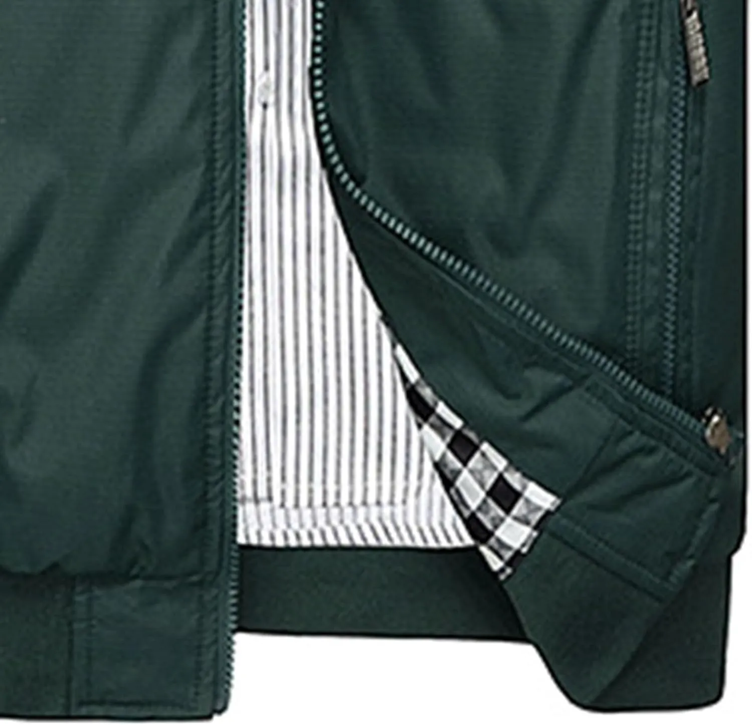 JEsilunmaMY Men's Business Casual Bomber Jackets Stand Collar Cotton Lightweight Jackets Windproof Sportswear Windbreaker