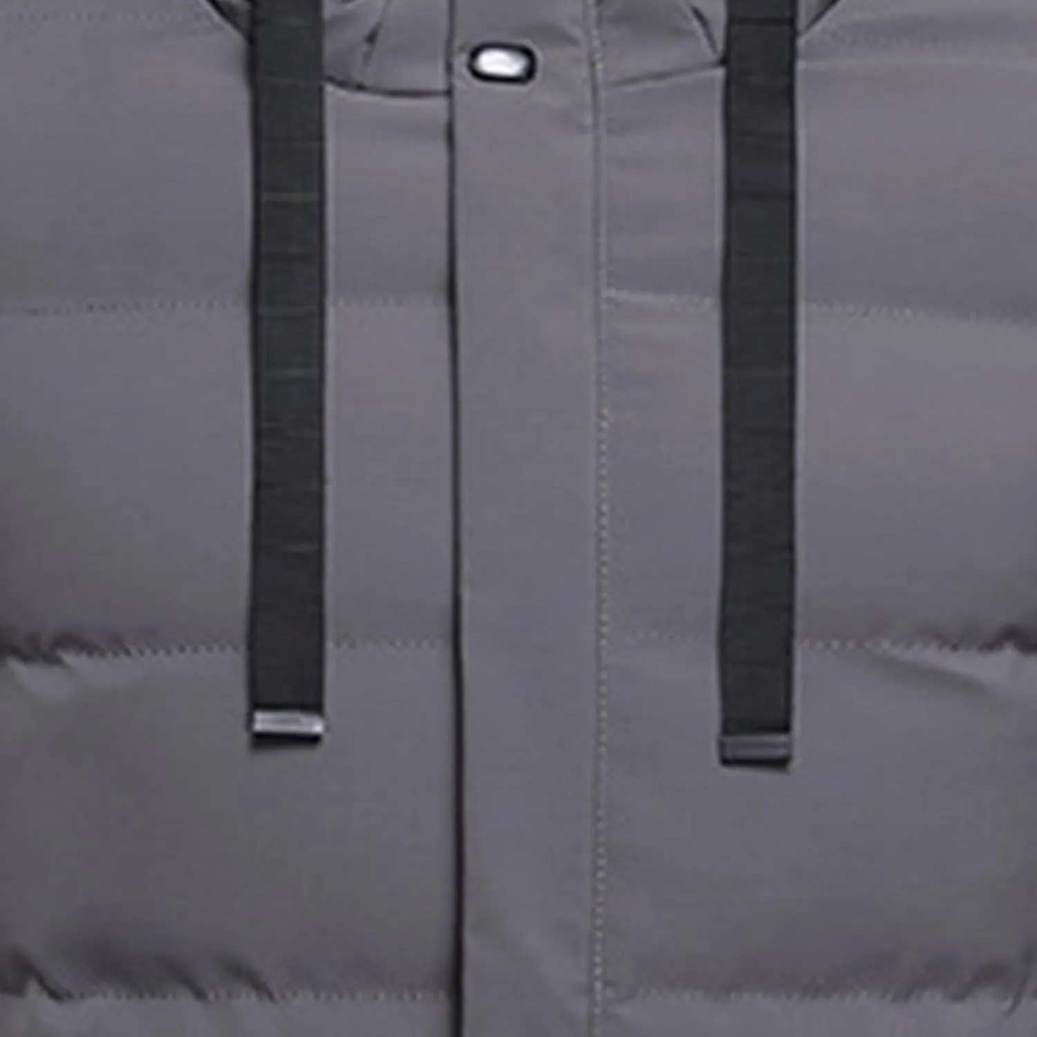 JEsilunmaMY Men's Mid Length Hooded Puffer Jacket Long Winter Coats Warm Padded Jacket Windproof Windbreaker Down Coats