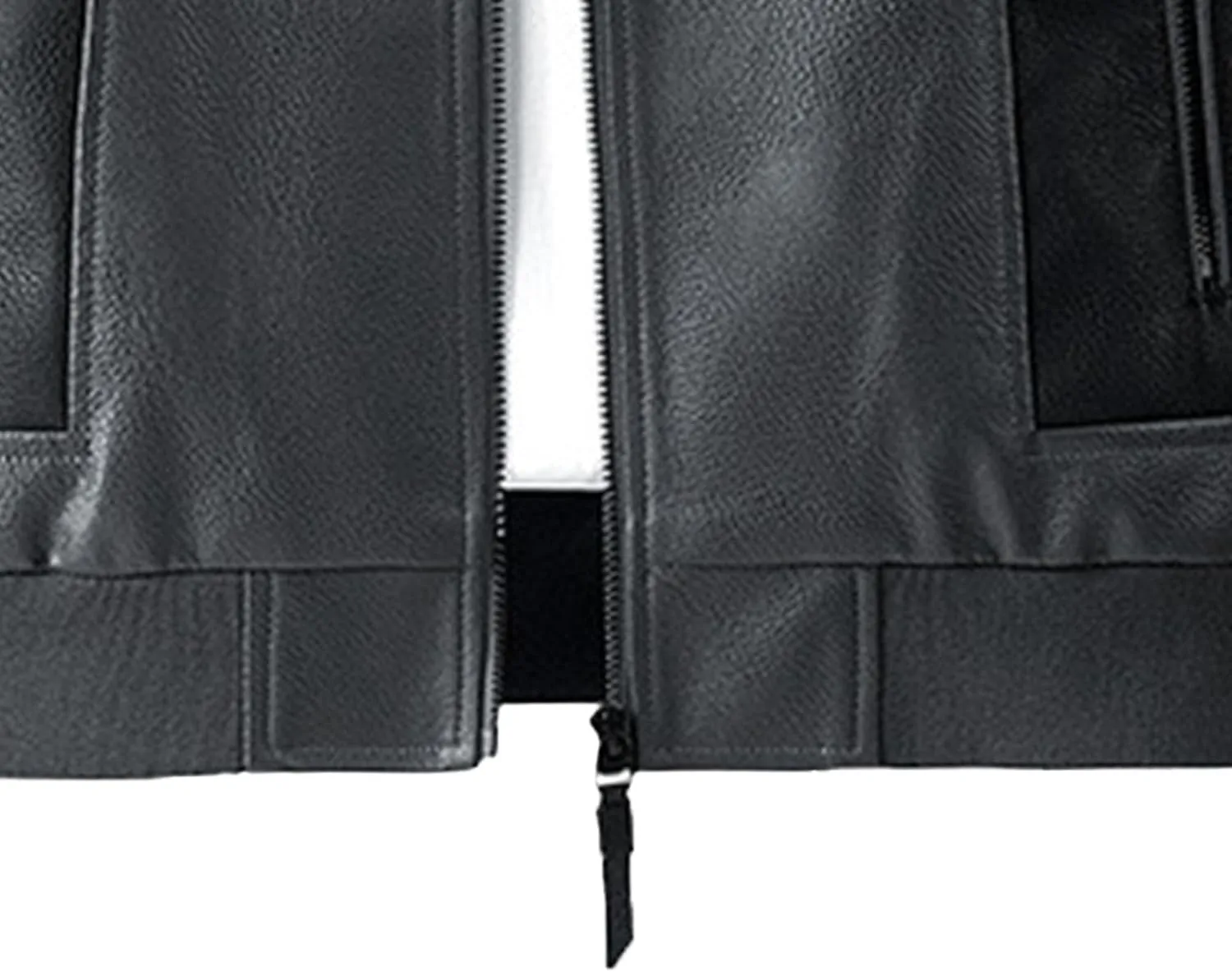 JEsilunmaMY Men's Slim Mock Neck Leather Jacket Zip Up Casual Baseball Bomber Jacket Fall Winter Motorcycle Windbreaker