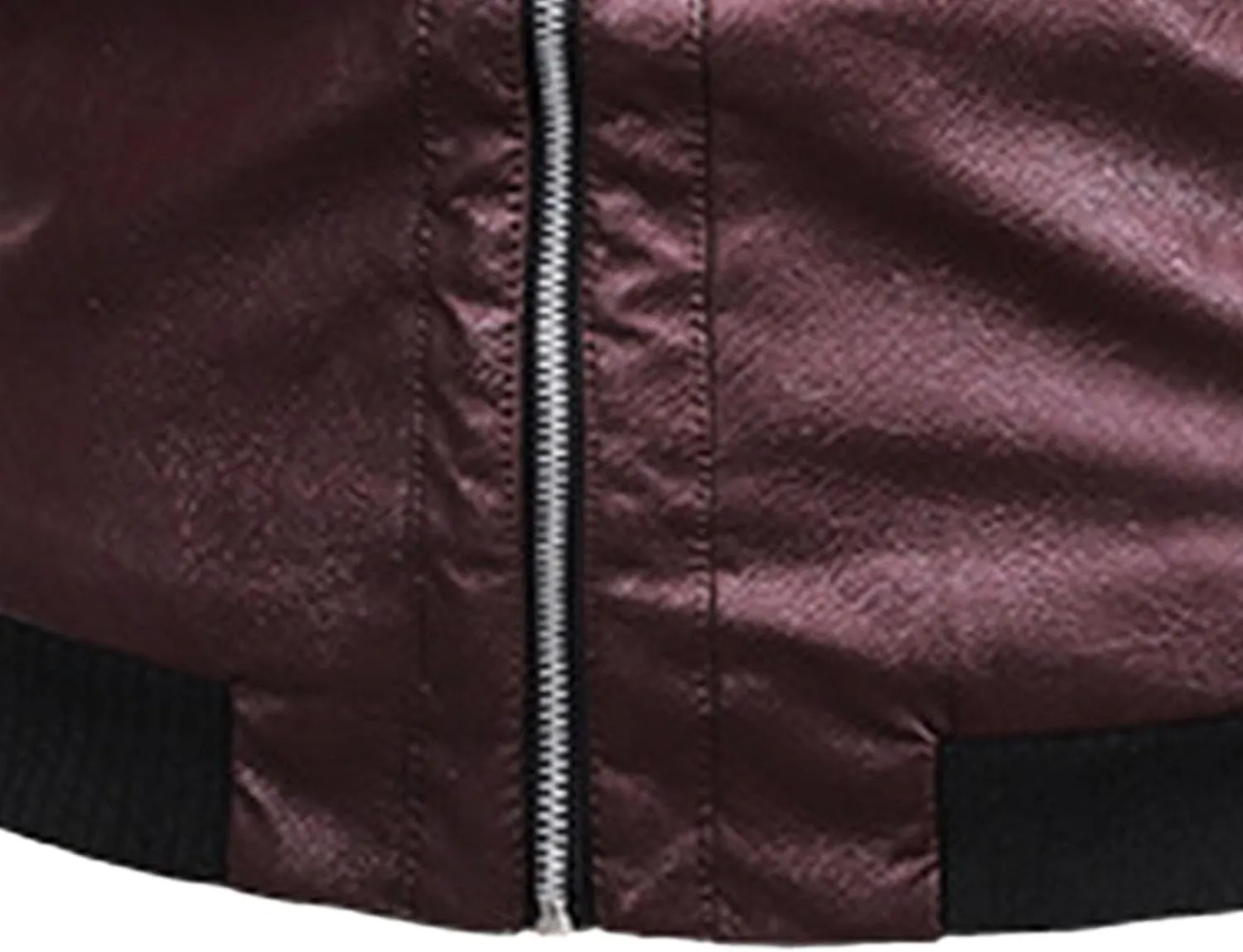 JEsilunmaMY Men's Thicken Sherpa Lined Leather Jacket Full Zip Stand Collar Motorcycle Bomber Jacket Warm Winter Biker Coats