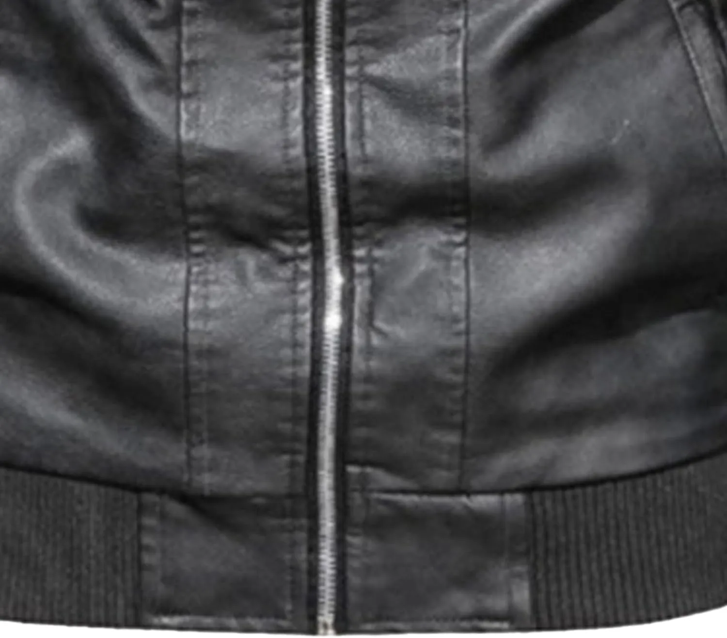 JEsilunmaMY Men's Winter Leather Jacket with Detachable Hood Casual Motorcycle Bomber Jackets Windproof Moto Biker Coat