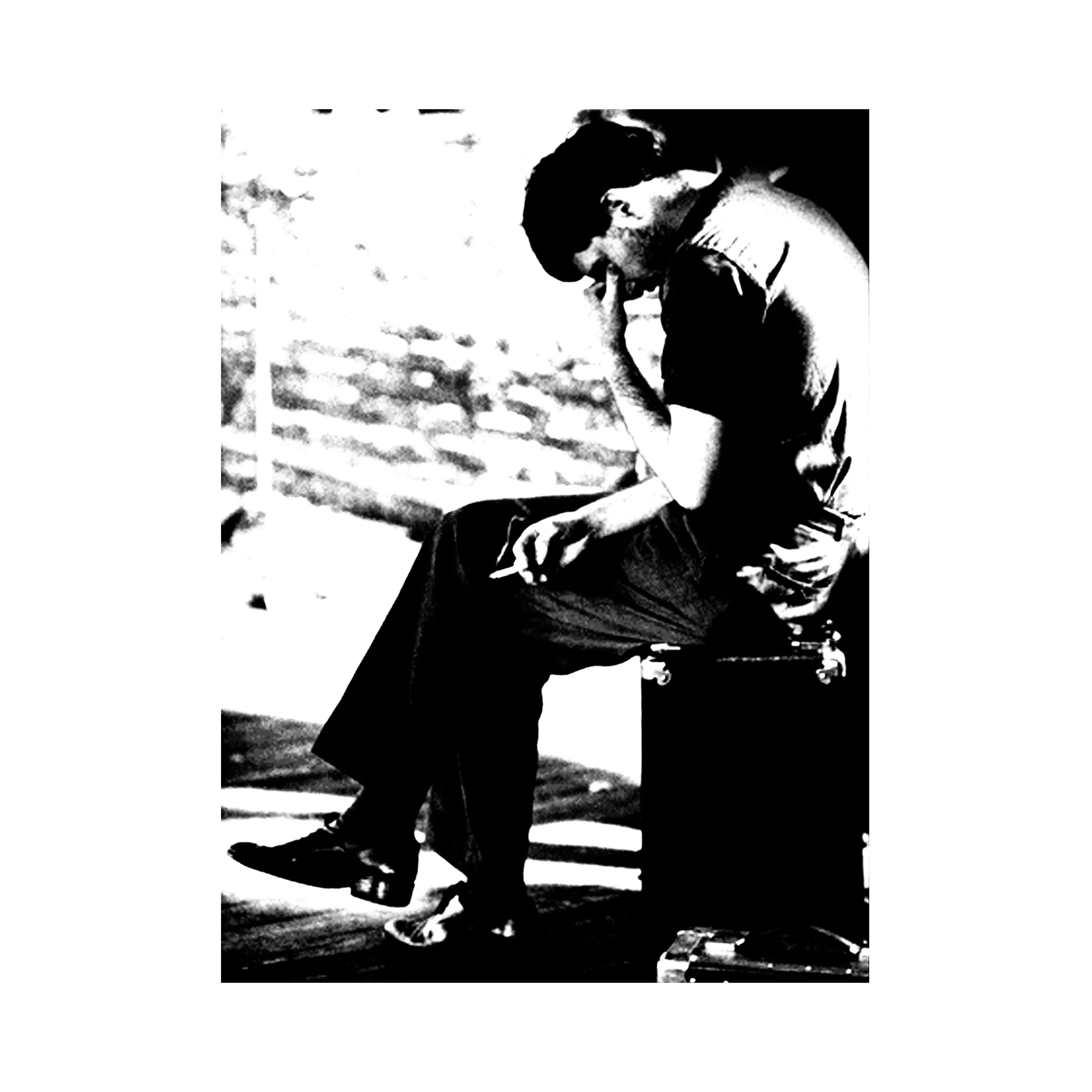 Joy Division Ian Curtis Depressed Slim Fit Tee