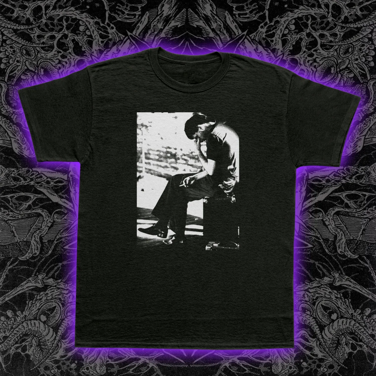 Joy Division Ian Curtis Depressed Slim Fit Tee