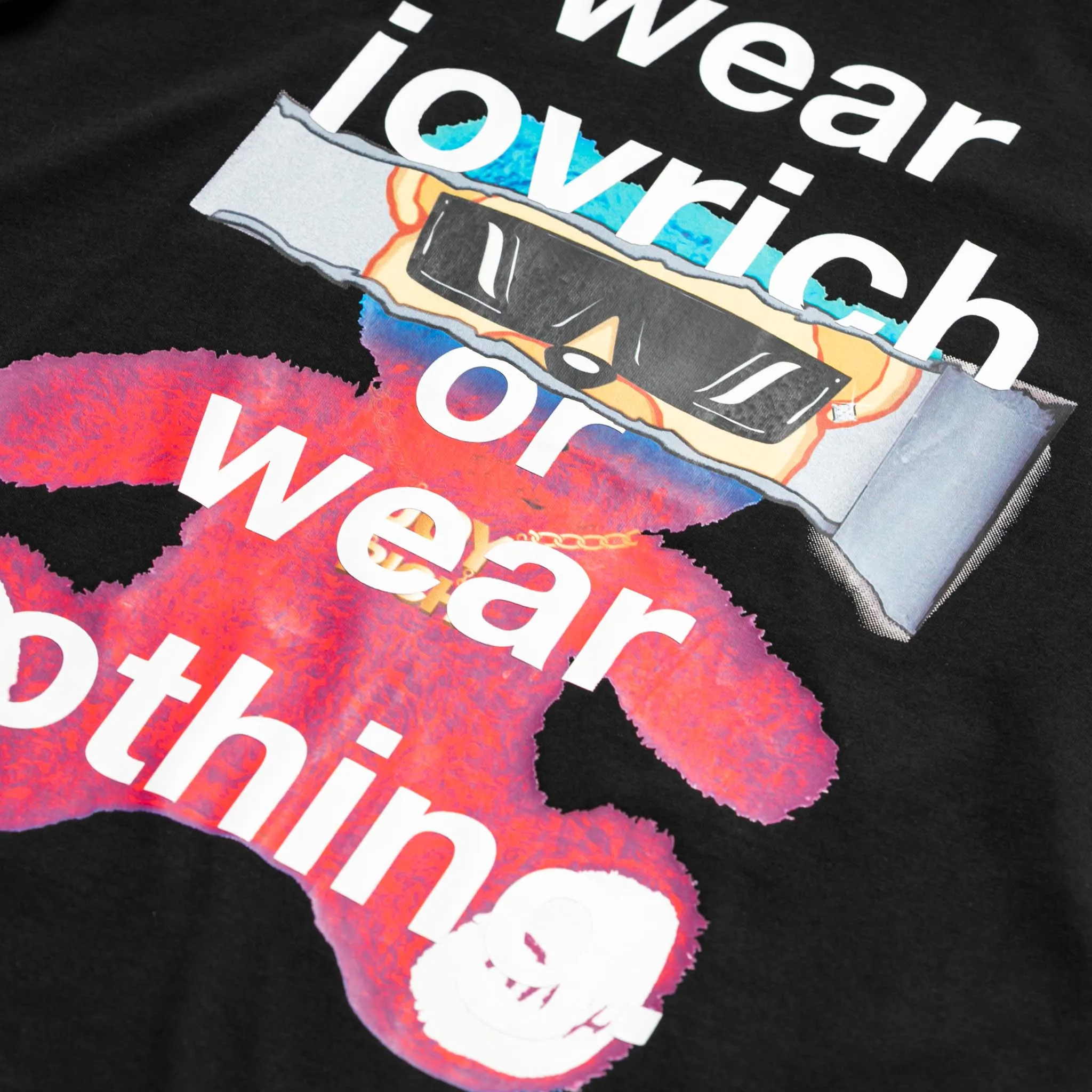 Joyrich Swag Teddy Tee Black