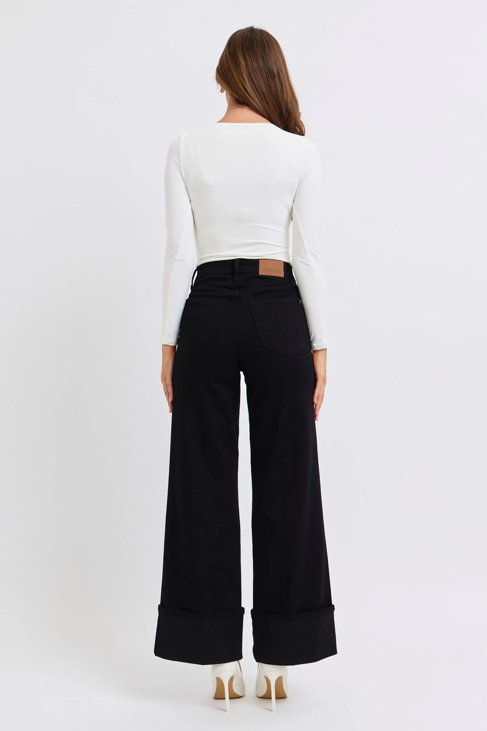 Judy Blue HW Retro Wide Leg w/ Cuff