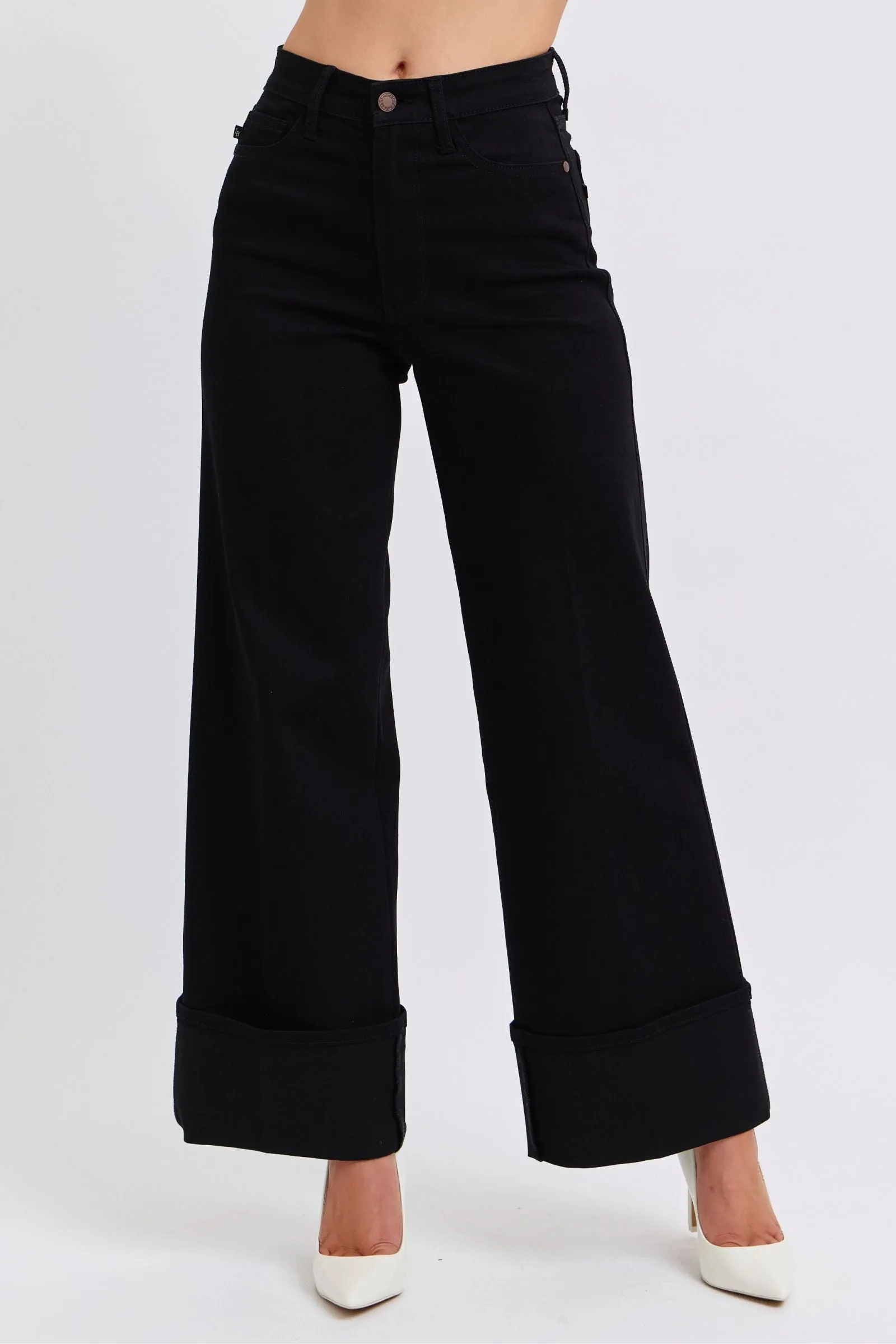 Judy Blue HW Retro Wide Leg w/ Cuff